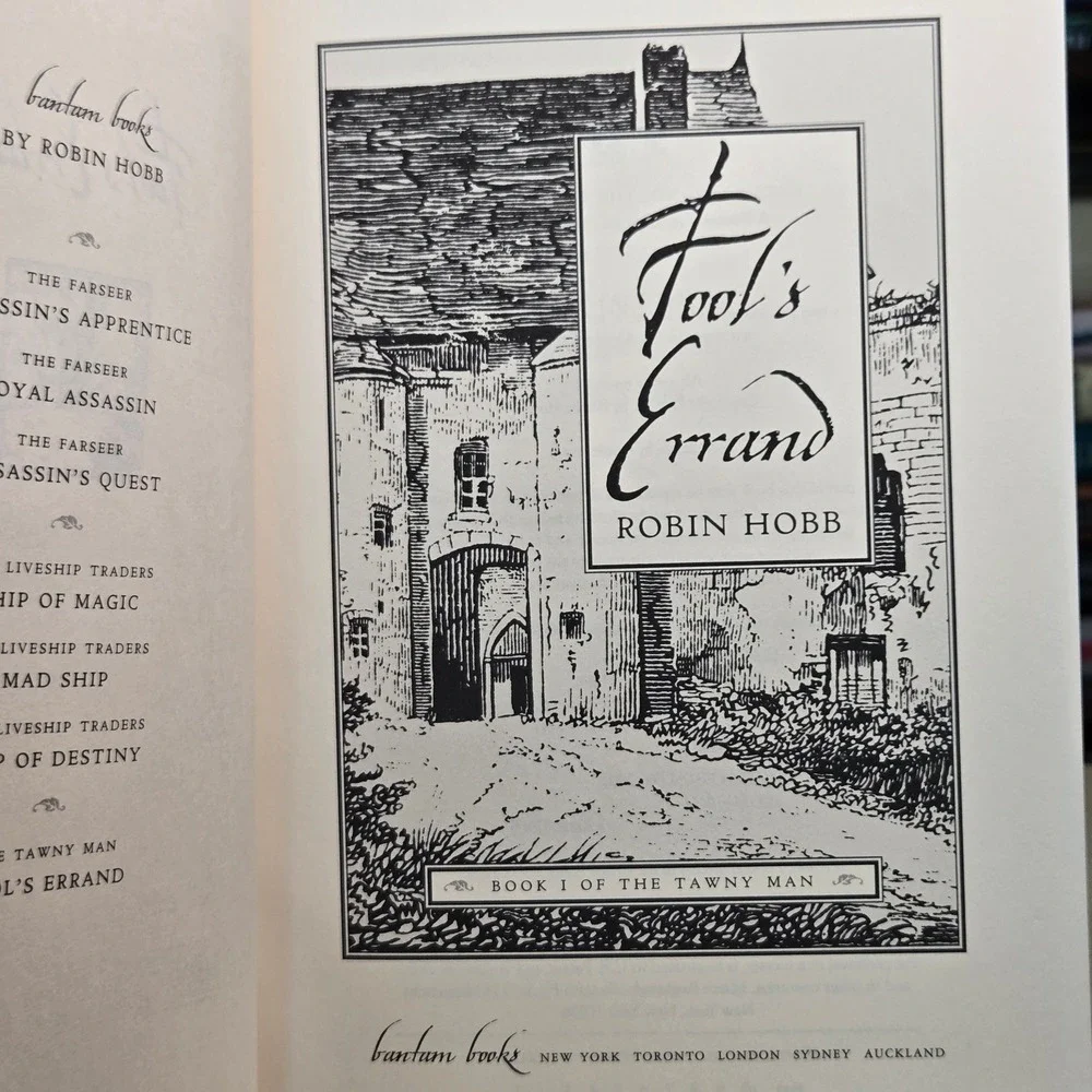 Fool's Errand by Robin Hobb *US 1st Edition/1st Print* Realm of the Elderlings
